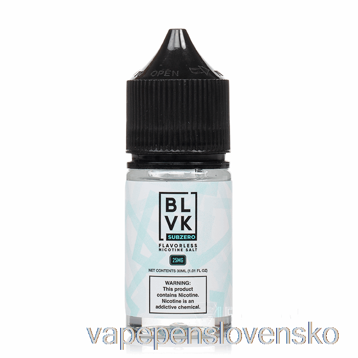 Sub Zero - Blvk Salts - 30ml 35mg Vape Slovensko